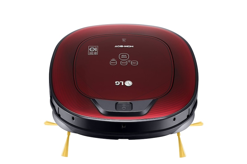 LG Robot Aspiradora Hombot con Motor Smart Inverter, Color Ruby Red, VR6480RR