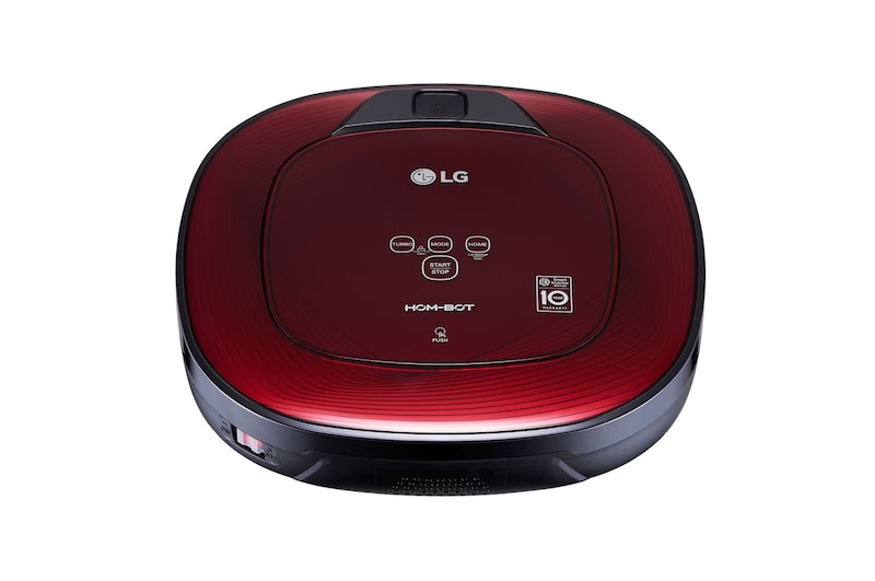LG Robot Aspiradora Hombot con Motor Smart Inverter, Color Ruby Red, VR6480RR