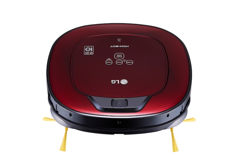LG Robot Aspiradora Hombot con Motor Smart Inverter, Color Ruby Red, VR6480RR