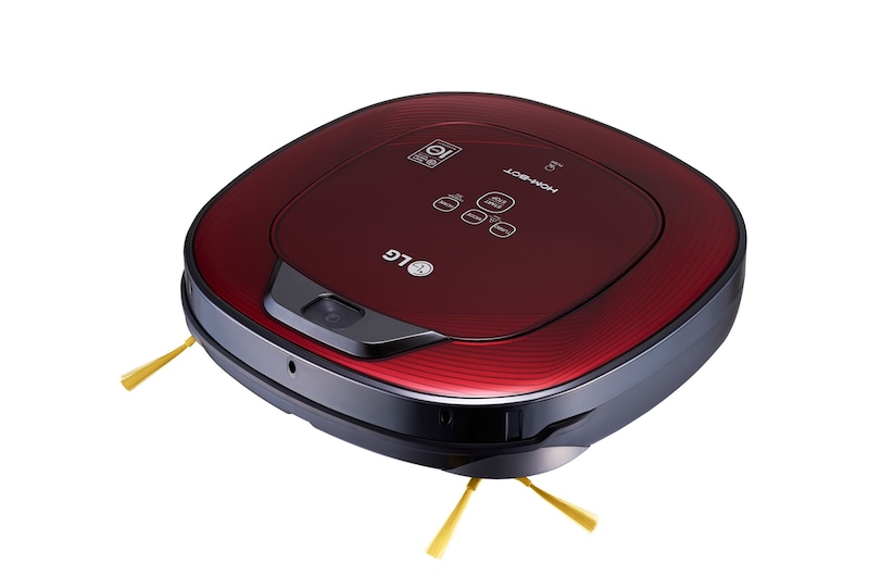 LG Robot Aspiradora Hombot con Motor Smart Inverter, Color Ruby Red, VR6480RR