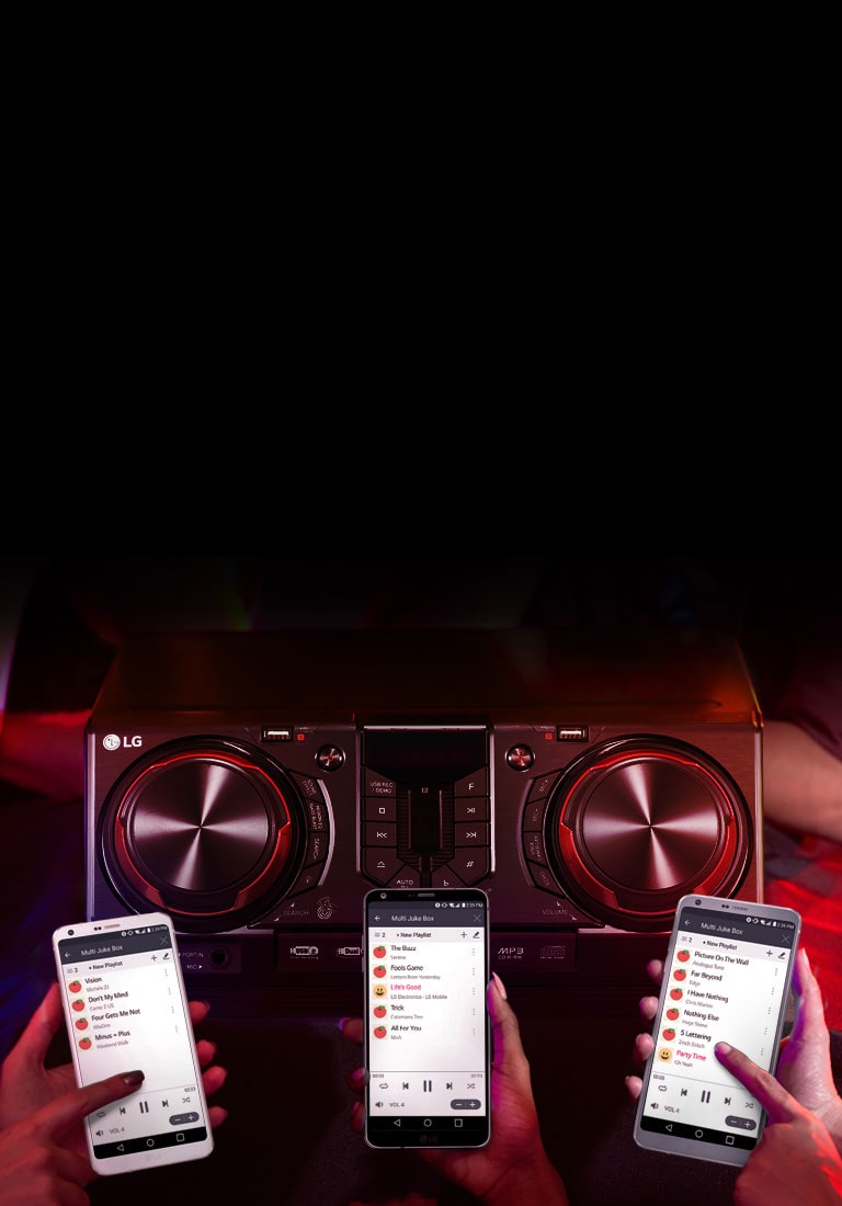 Crea una lista de canciones con Multi Juke Box<br>1