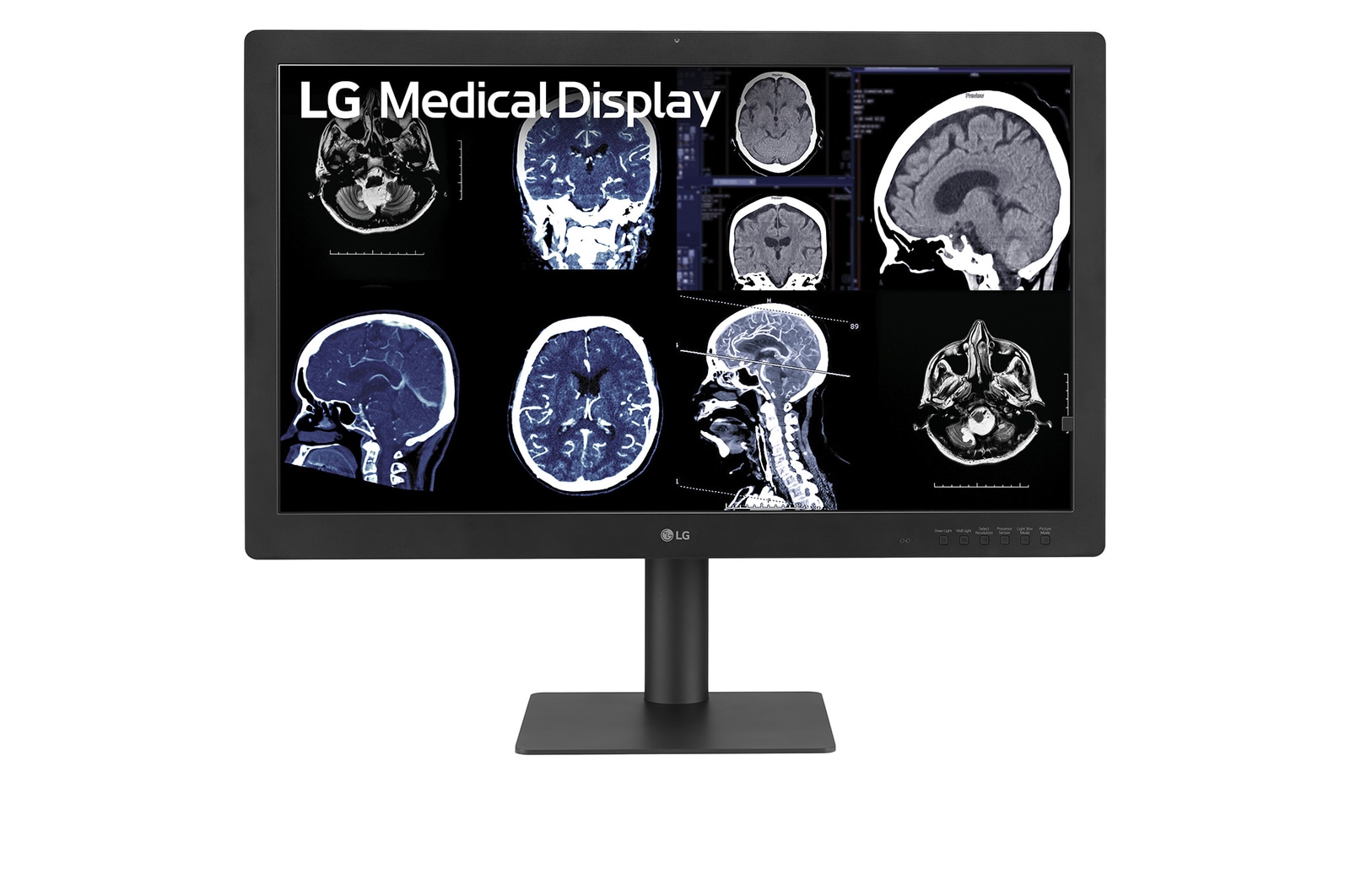 Front view of Monitor de diagnóstico negro IPS de 31,5 pulgadas y 8 MP 32HQ713D-B