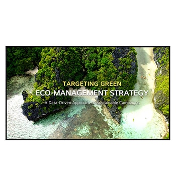 Front view of Señalización UHD 50UL3Q-E