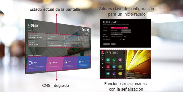 Se pueden realizar varias tareas en simultáneo con la interfaz gráfica de usuario intuitiva.
