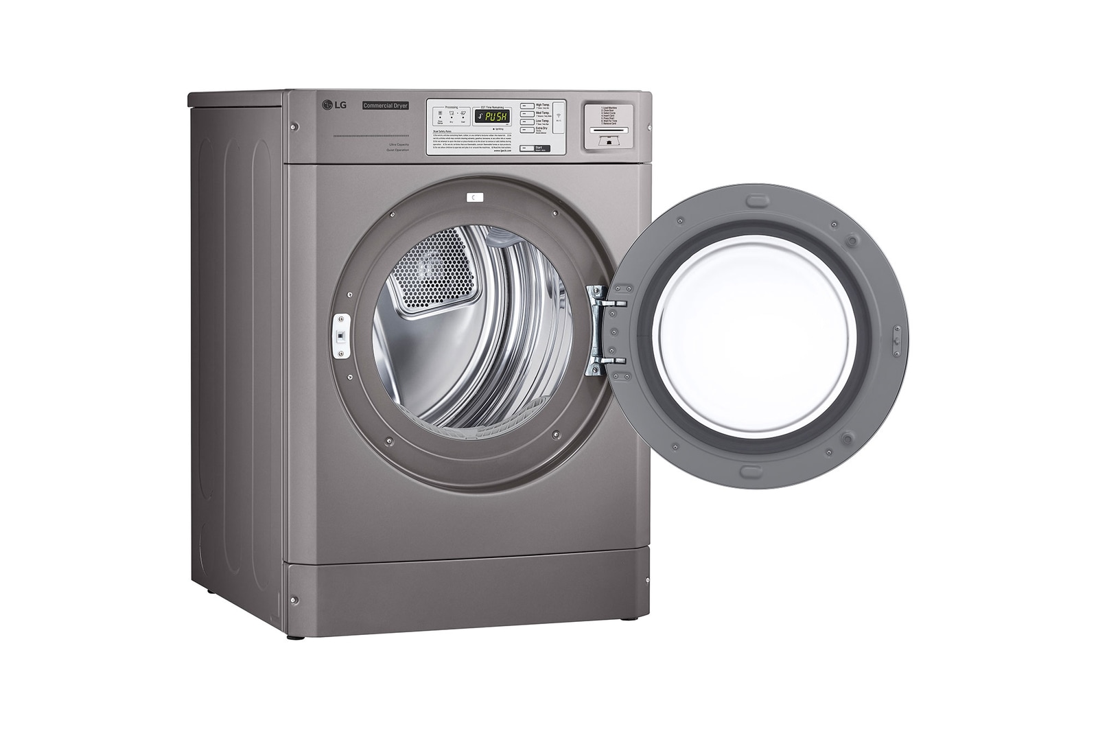 side view with open door