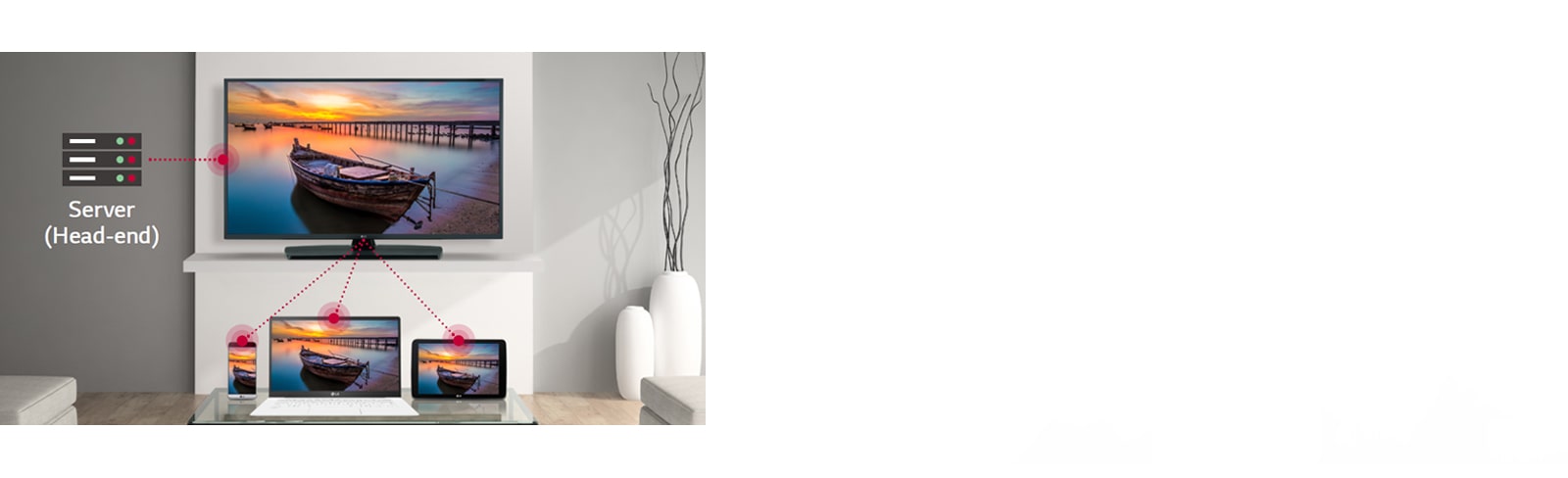 Con la función SoftAP del televisor, puede conectar otros dispositivos, como teléfonos móviles, computadoras portátiles y tabletas.