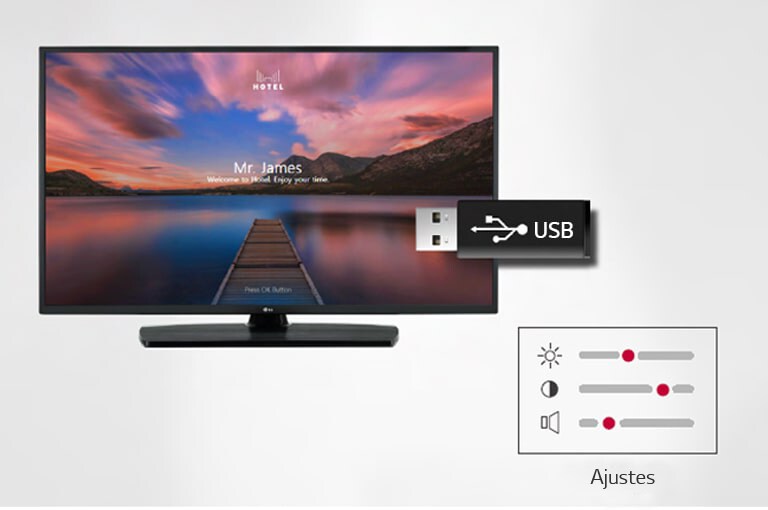 A USB which cloned another TV's setting is helping to make setting up a TV. 