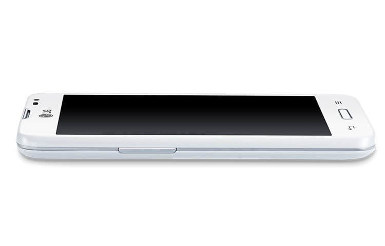 LG L65, Smartphone con pantalla IPS de 4.3'', Android 4.4 Kitkat, procesador dual core de 1.2 ghz, cámara de 5mp, batería de 2100mah y color blanco Disponible en Costa Rica, LG L65 D280 D280G (White)
