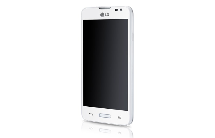 LG L65, Smartphone con pantalla IPS de 4.3'', Android 4.4 Kitkat, procesador dual core de 1.2 ghz, cámara de 5mp, batería de 2100mah y color blanco Disponible en Costa Rica, LG L65 D280 D280G (White)