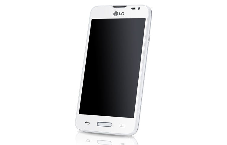 LG L65, Smartphone con pantalla IPS de 4.3'', Android 4.4 Kitkat, procesador dual core de 1.2 ghz, cámara de 5mp, batería de 2100mah y color blanco Disponible en Costa Rica, LG L65 D280 D280G (White)
