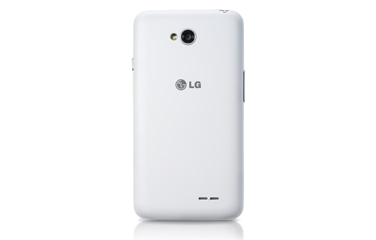 LG L65, Smartphone con pantalla IPS de 4.3'', Android 4.4 Kitkat, procesador dual core de 1.2 ghz, cámara de 5mp, batería de 2100mah y color blanco Disponible en Costa Rica, LG L65 D280 D280G (White)