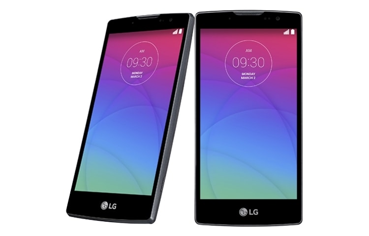 Front view of LG Spirit LTE. 4.7&#34; HD Display with In-Cell Touch, 1.3GHz Quad-Core CPU. available for Costa Rica. LGH440