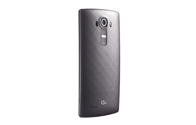 LG G4, Android 5.1 Lollipop, Pantalla 5.5'' Quad HD, cámara de 16MP con Laser Auto Focus y cámara frontal de 8MP, LGH815P METALLIC-GRAY