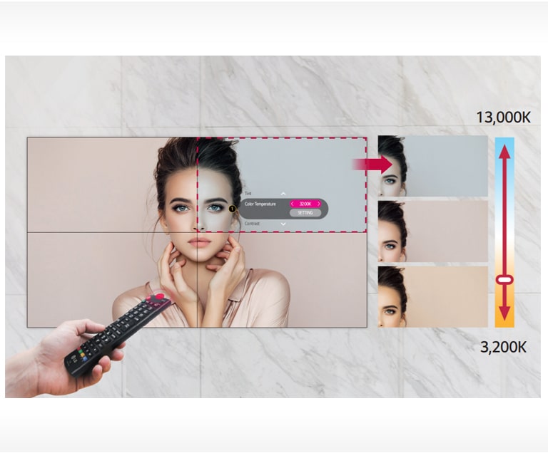 Ajuste de color sencillo<br>1