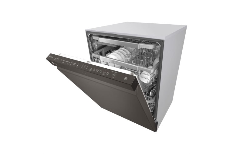LG Black Stainless Steel Series Top Control Dishwasher with QuadWash™ and EasyRack™ Plus, LDP6797BD