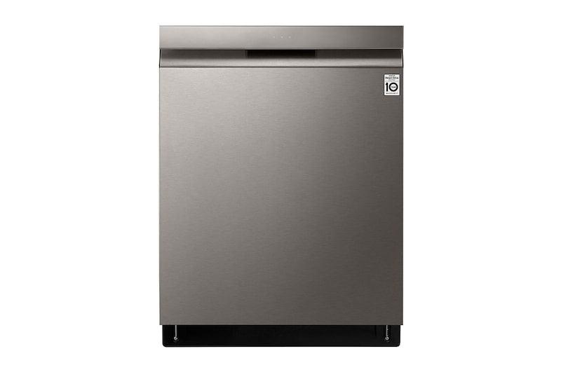 Front view of Lavavajillas LG QuadWash™ TrueSteam™ Empotre LDP6810BD