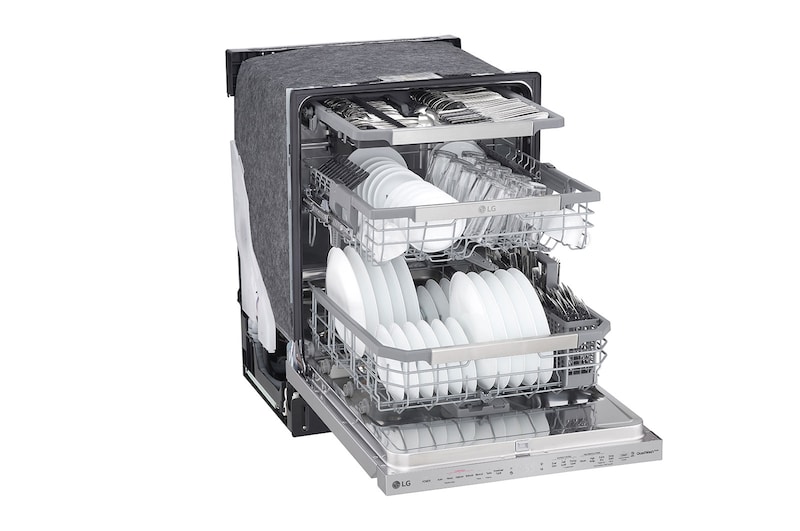 LG Lavavajillas LG QuadWash™ TrueSteam™ con LGThinQ™ WiFi de Empotre, LDP6810SS