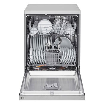 Front view of door open with drawer