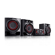 LG Minicomponente LG XBOOM CJ45 de 720 W de potencia RMS, Multi Bluetooth, TV Sound Sync, Karaoke, CJ45