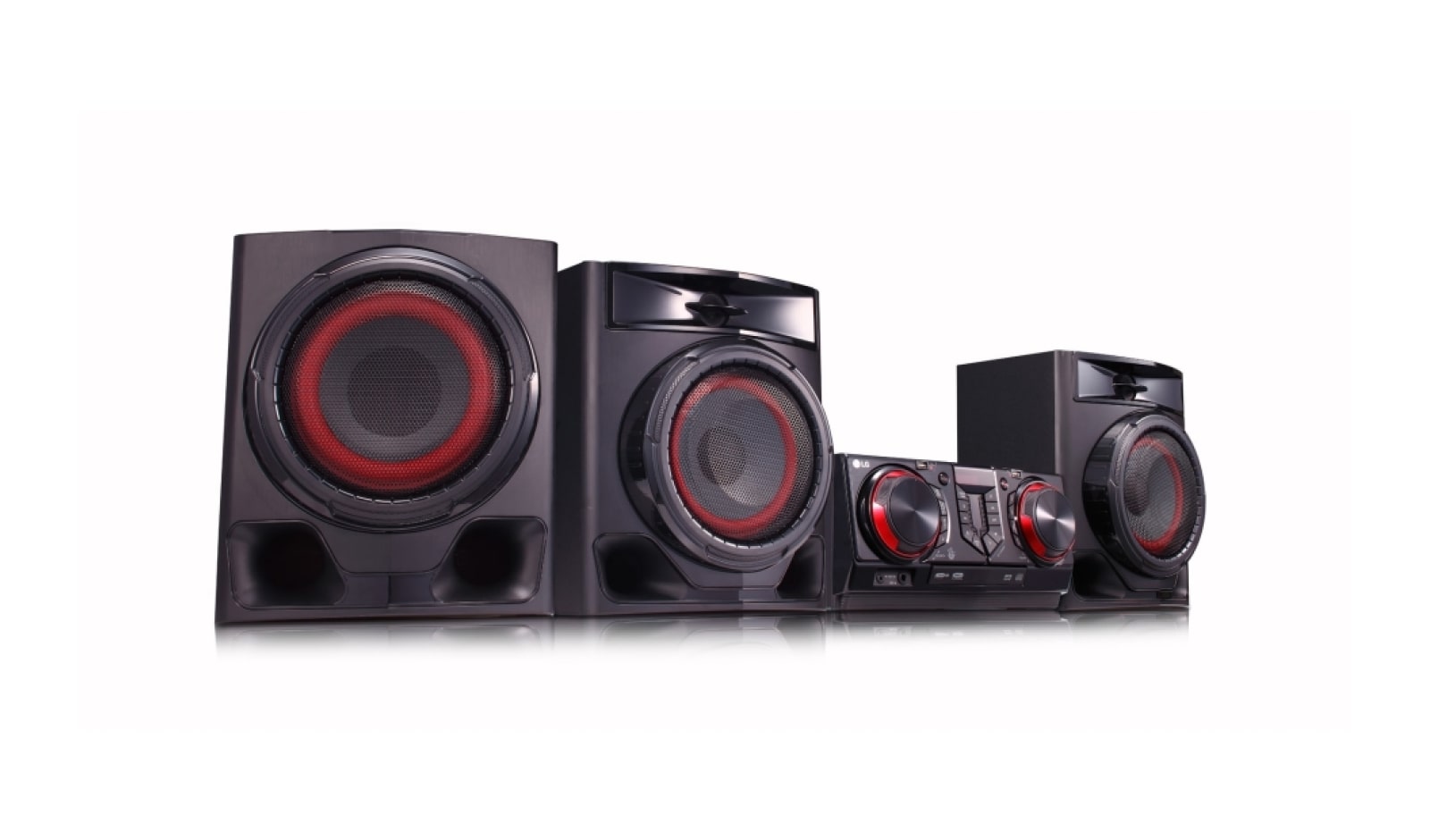 LG Minicomponente LG XBOOM CJ45 de 720 W de potencia RMS, Multi Bluetooth, TV Sound Sync, Karaoke, CJ45