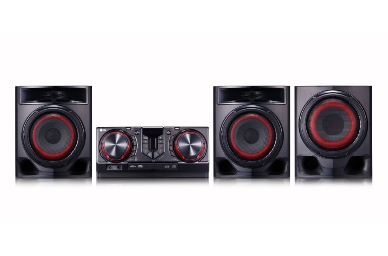 LG Minicomponente LG XBOOM CJ45 de 720 W de potencia RMS, Multi Bluetooth, TV Sound Sync, Karaoke, CJ45