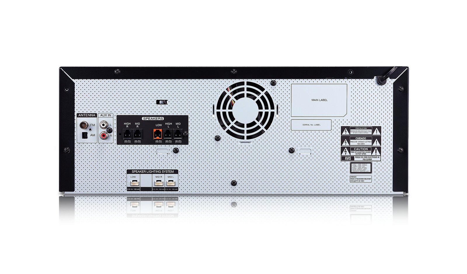 LG Minicomponente LG XBOOM CJ87 de 2350 W de potencia RMS, DJ Loop, TV Sound Sync, Karaoke, CJ87