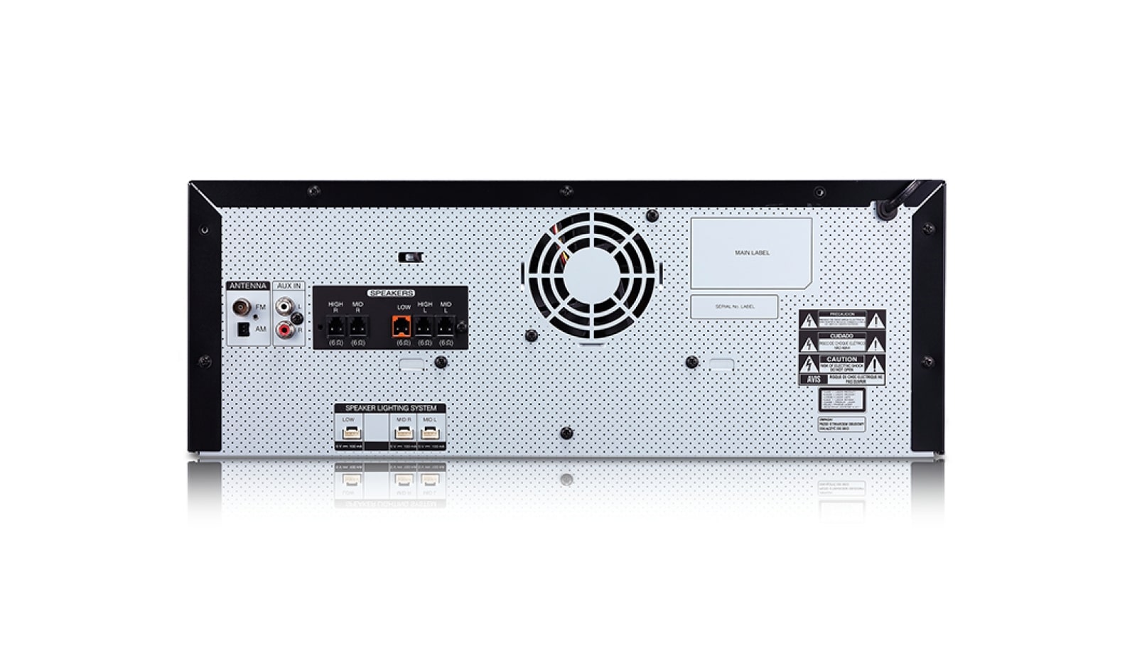 LG Minicomponente LG XBOOM CJ98 de 3500 W de potencia RMS, TV Sound Sync, DJ Loop, Karaoke, CJ98
