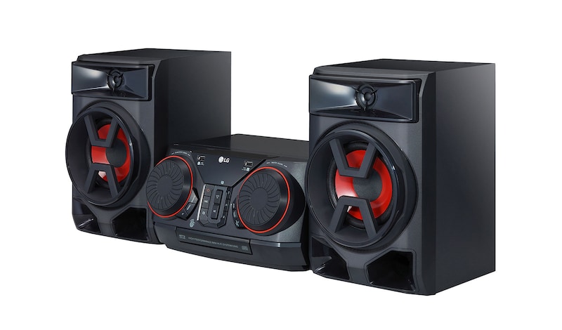 LG Minicomponente LG XBOOM CK43 de 380 W de potencia RMS, Multi Bluetooth, TV Sound Sync, CK43