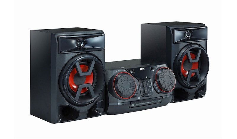 LG Minicomponente LG XBOOM CK43 de 380 W de potencia RMS, Multi Bluetooth, TV Sound Sync, CK43