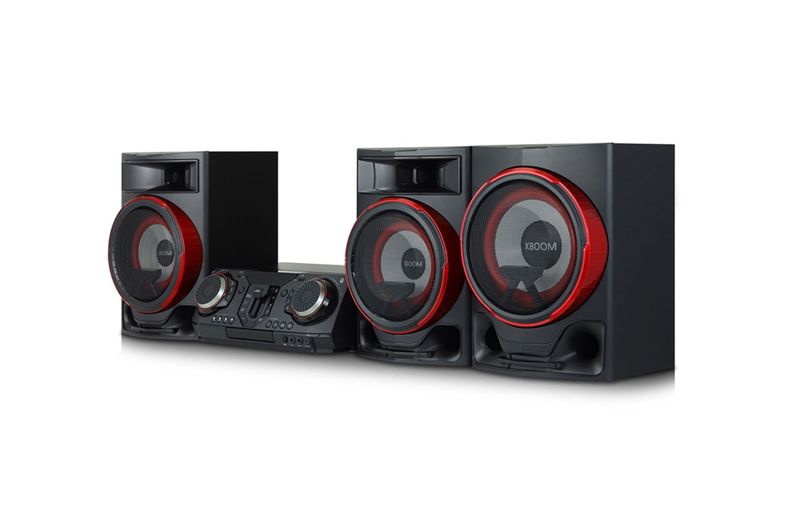 LG Minicomponente LG XBOOM CL88 de 2900 W de potencia RMS, Multi Bluetooth, TV Sound Sync, Karaoke, CL88