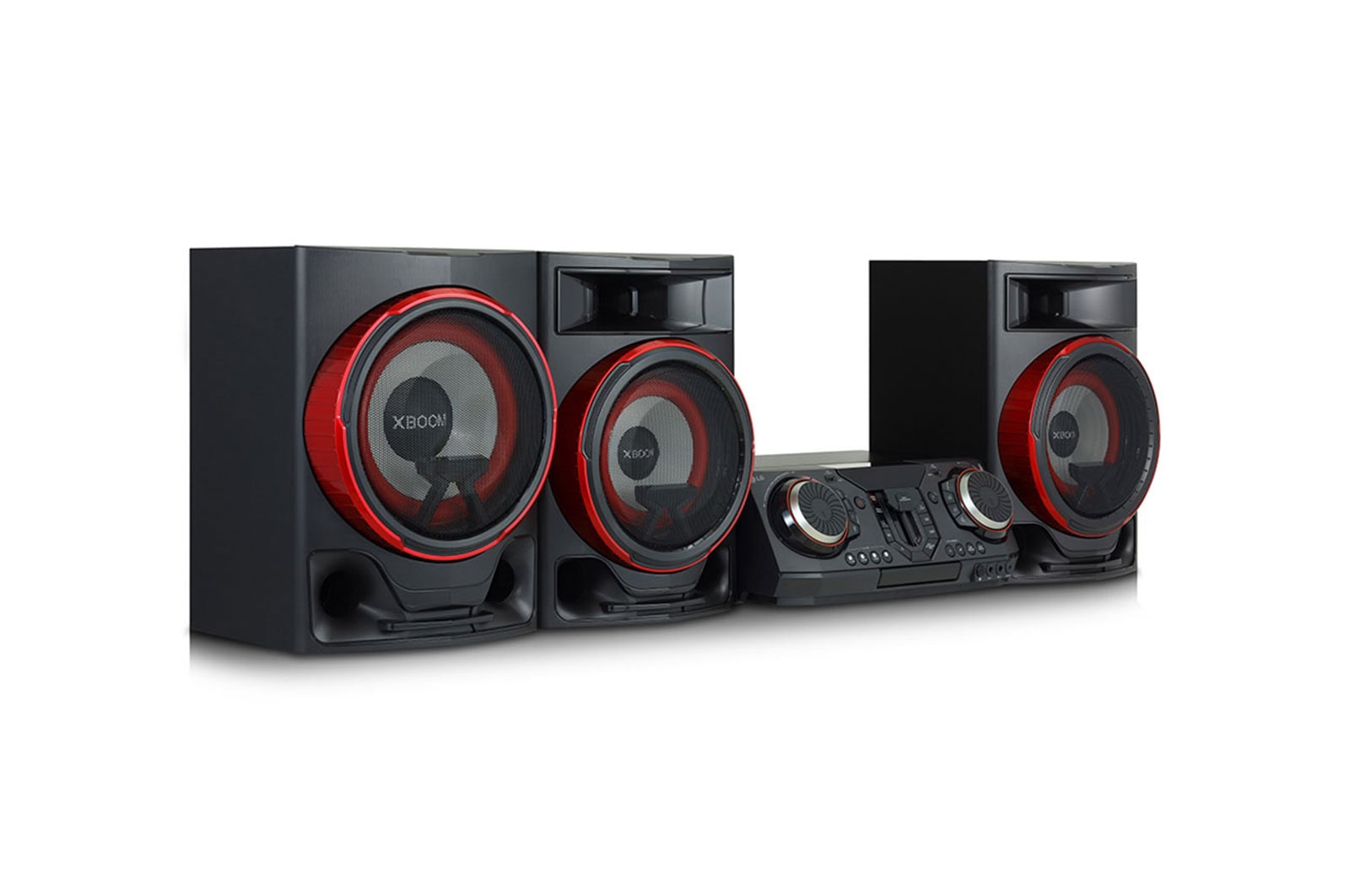 LG Minicomponente LG XBOOM CL88 de 2900 W de potencia RMS, Multi Bluetooth, TV Sound Sync, Karaoke, CL88