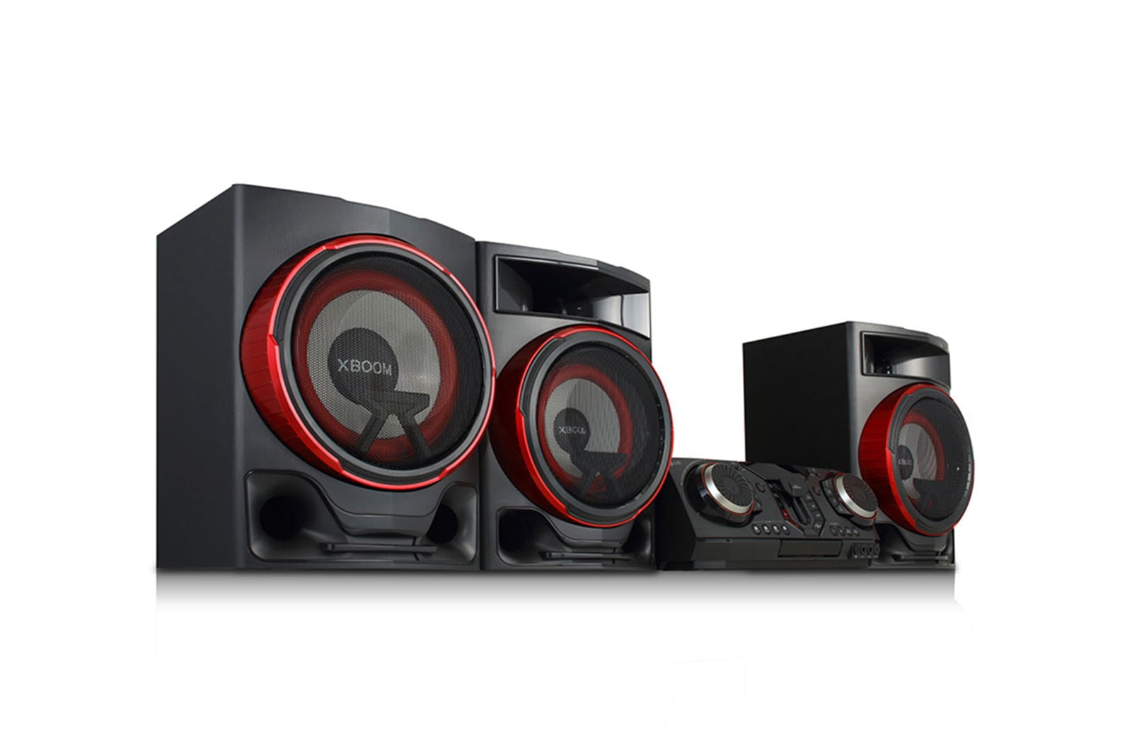 LG Minicomponente LG XBOOM CL88 de 2900 W de potencia RMS, Multi Bluetooth, TV Sound Sync, Karaoke, CL88