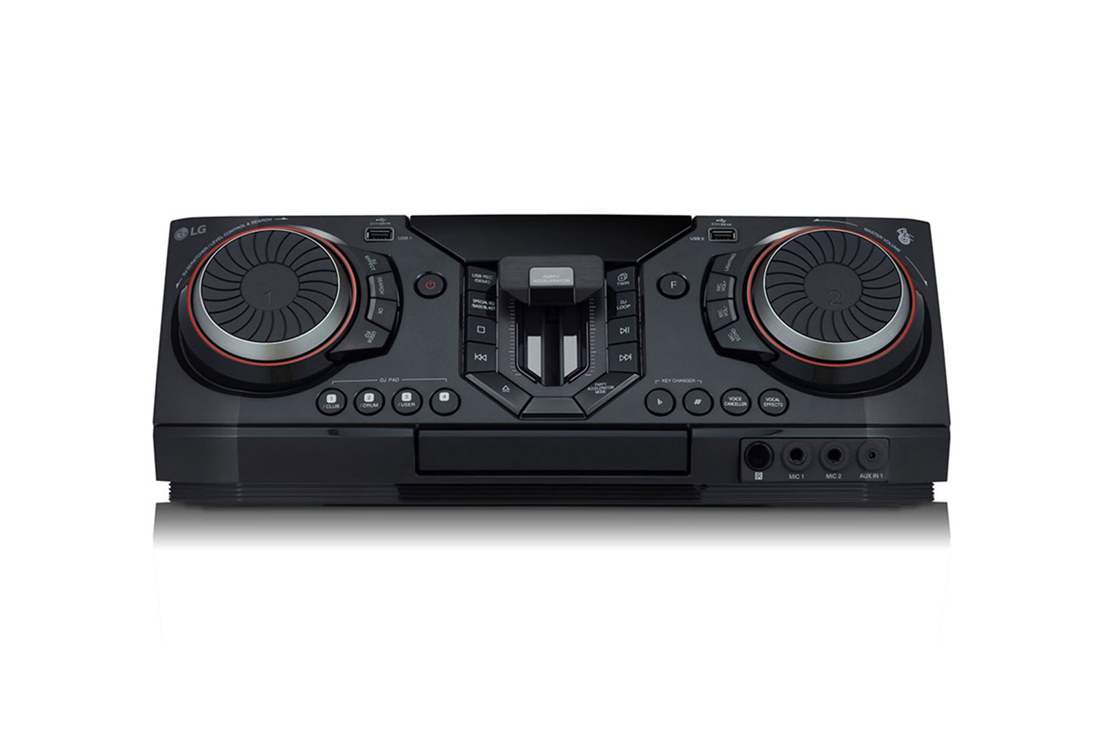 LG Minicomponente LG XBOOM CL88 de 2900 W de potencia RMS, Multi Bluetooth, TV Sound Sync, Karaoke, CL88