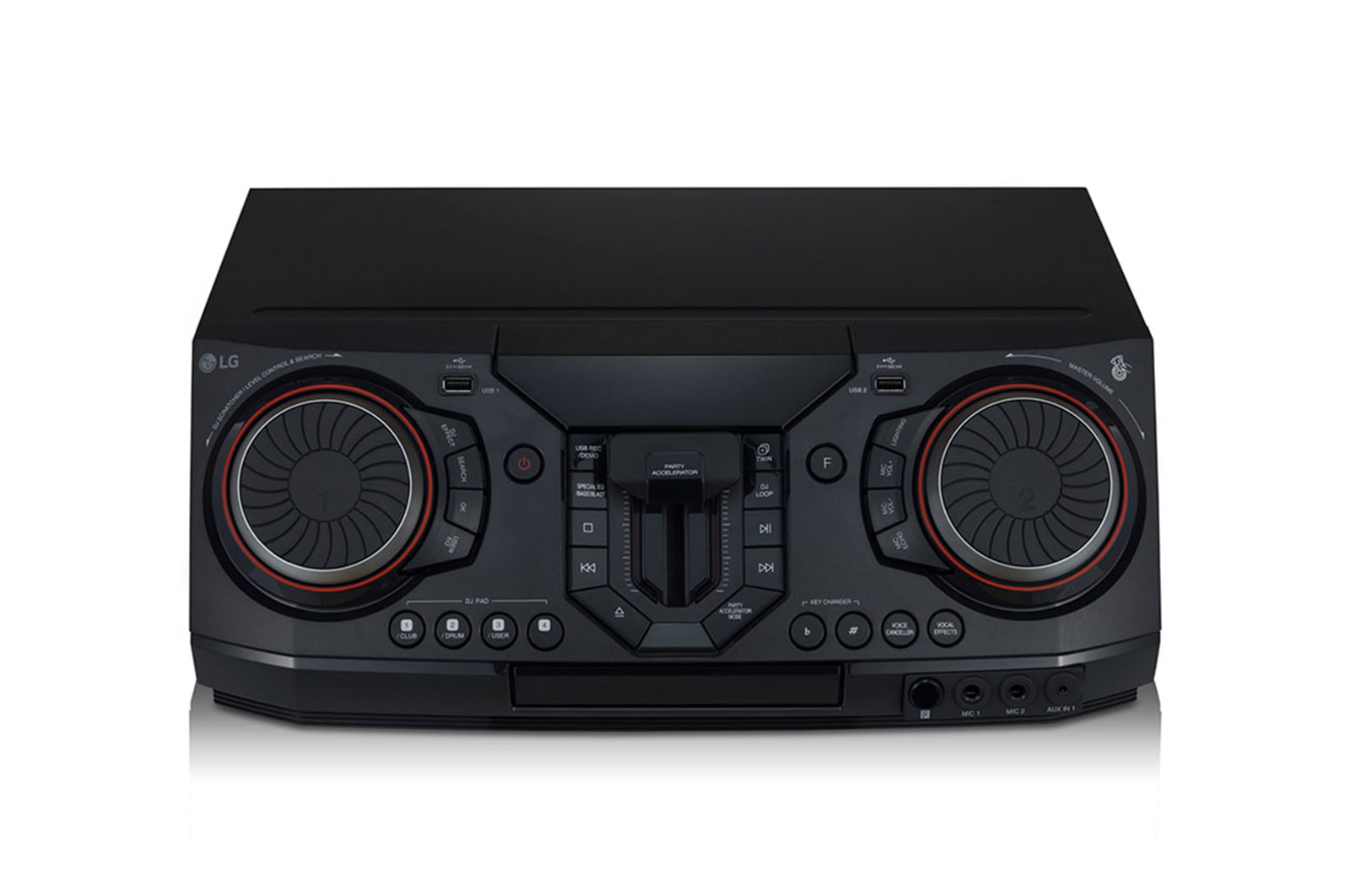 LG Minicomponente LG XBOOM CL88 de 2900 W de potencia RMS, Multi Bluetooth, TV Sound Sync, Karaoke, CL88