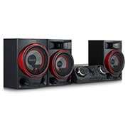 LG Minicomponente LG XBOOM CL88 de 2900 W de potencia RMS, Multi Bluetooth, TV Sound Sync, Karaoke, CL88