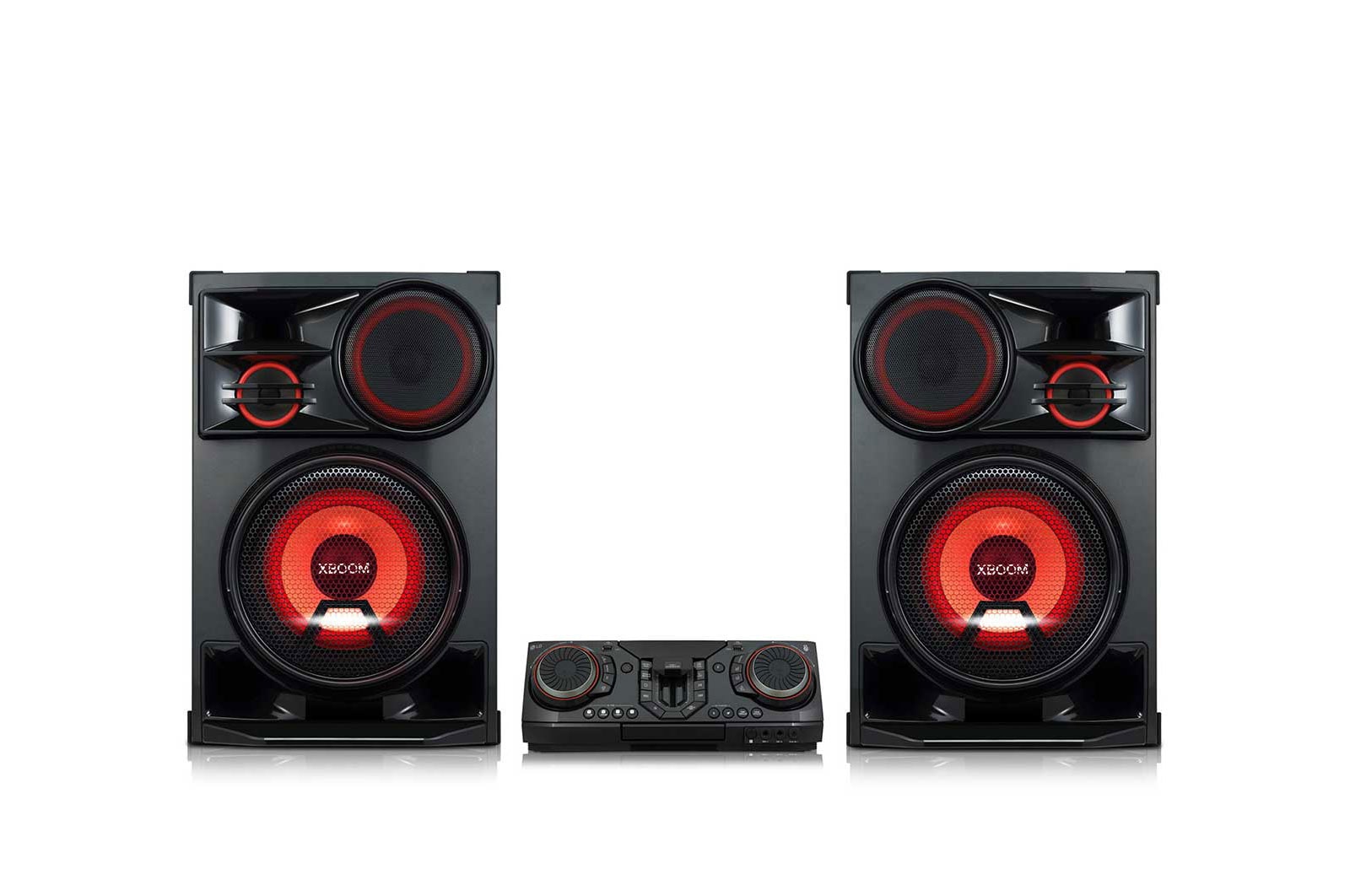 LG Minicomponente LG XBOOM CL98 de 3500 W de potencia RMS, Multi Bluetooth, TV Sound Sync, Karaoke, CL98