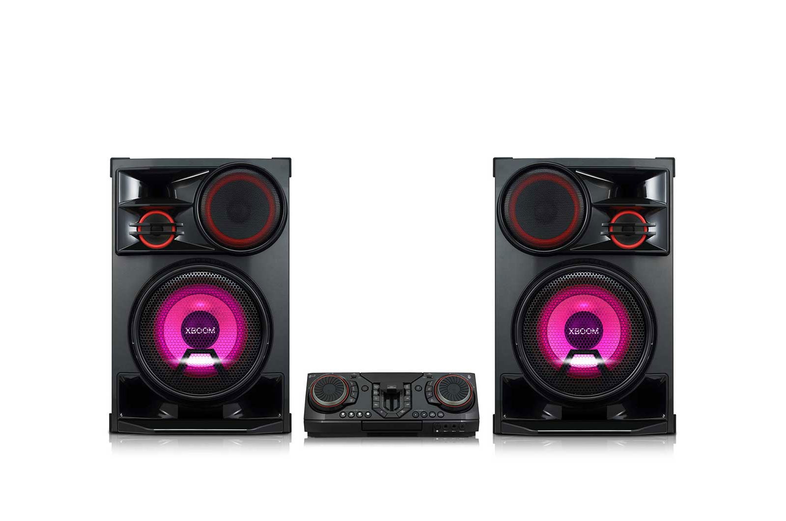 LG Minicomponente LG XBOOM CL98 de 3500 W de potencia RMS, Multi Bluetooth, TV Sound Sync, Karaoke, CL98