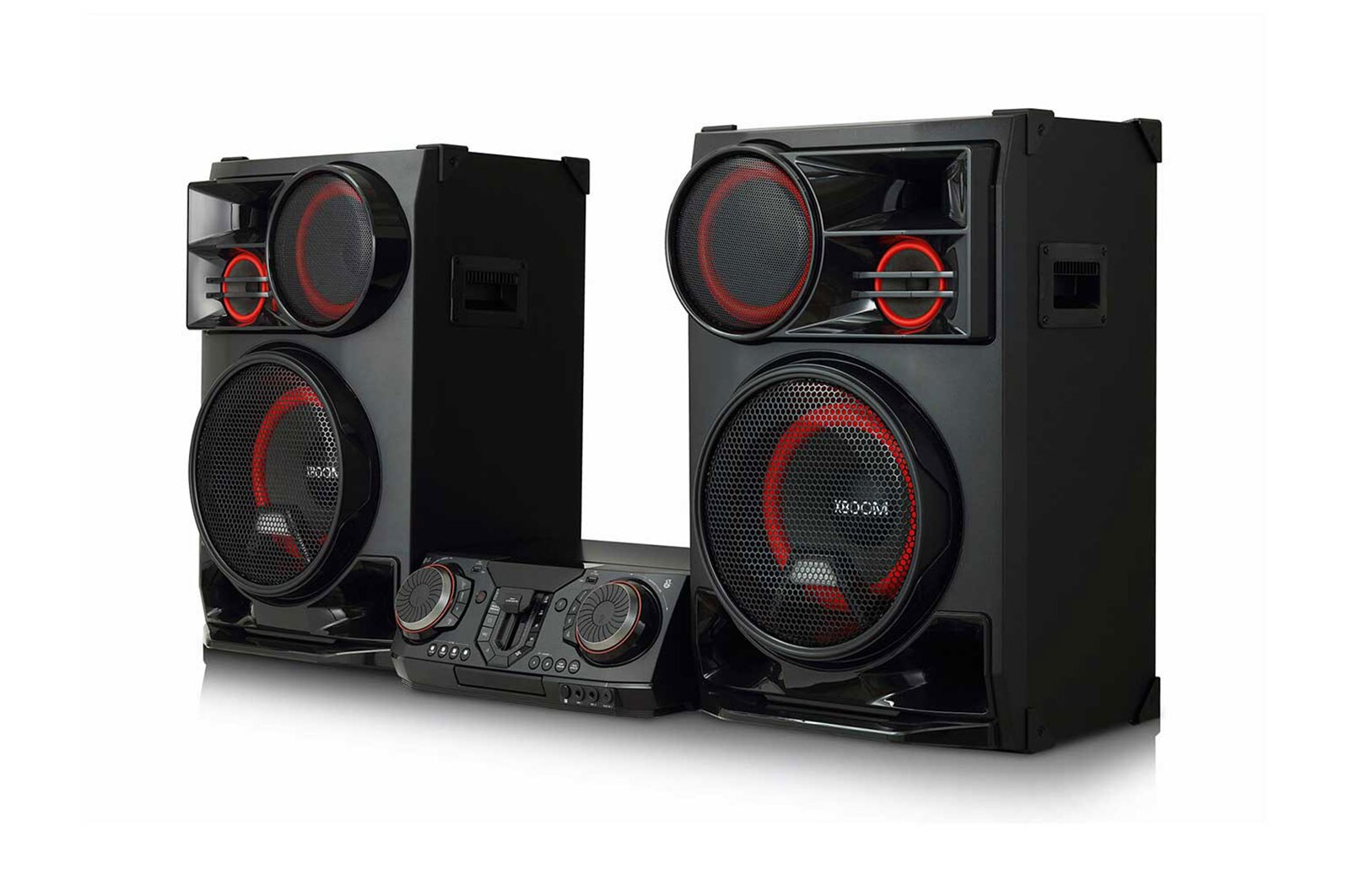 LG Minicomponente LG XBOOM CL98 de 3500 W de potencia RMS, Multi Bluetooth, TV Sound Sync, Karaoke, CL98