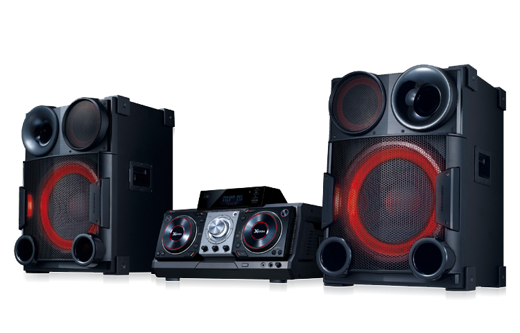 LG CONOCE EL NUEVO MINICOMPONENTE LG CM9730 CON PARLANTES GIGANTES Y EL SONIDO MÁS POTENTE!, CM9730