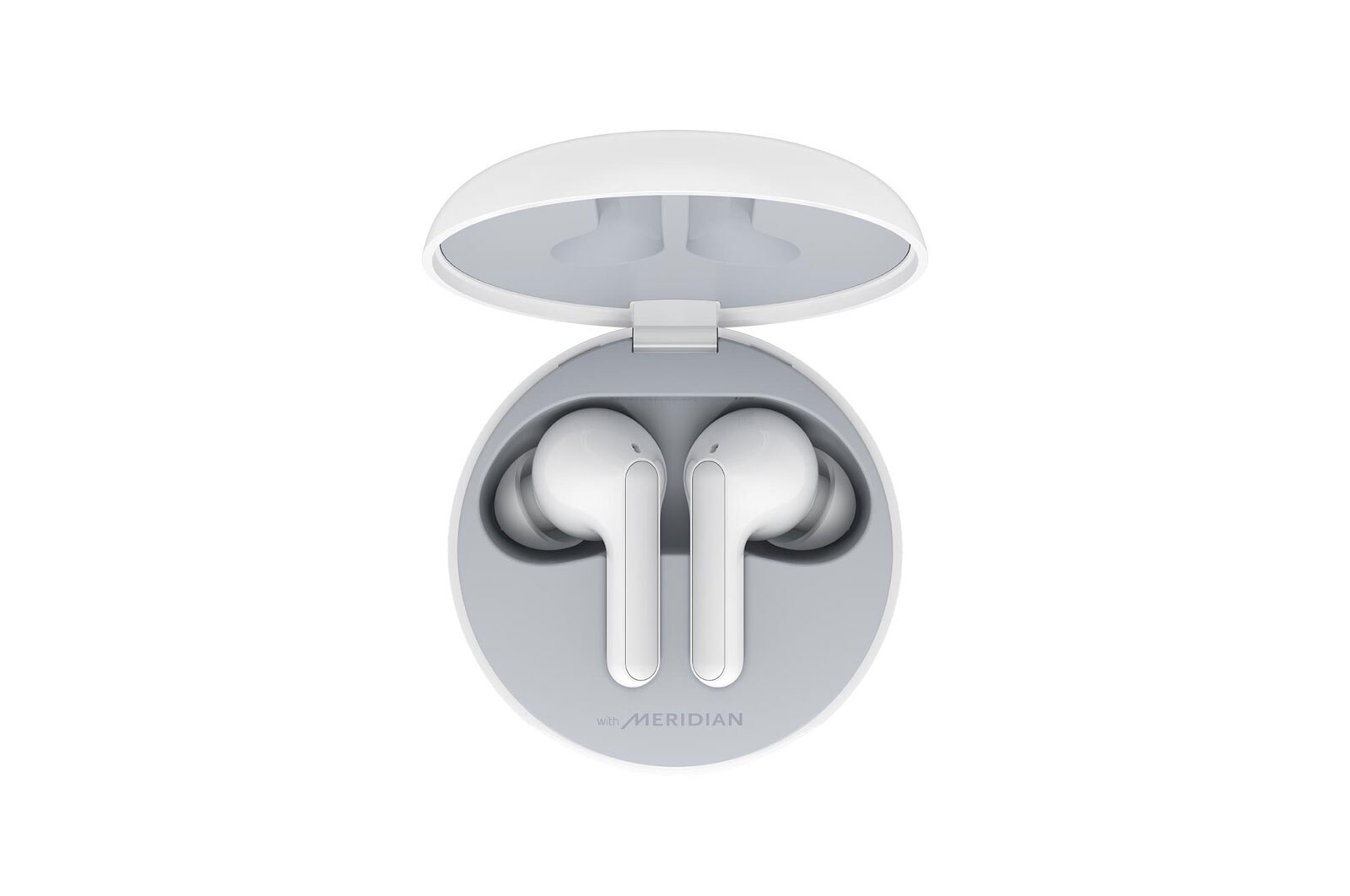 LG Audífonos Inalámbricos LG TONE Free HBS-FN4 color blanco con Tecnología Meridian, HBS-FN4