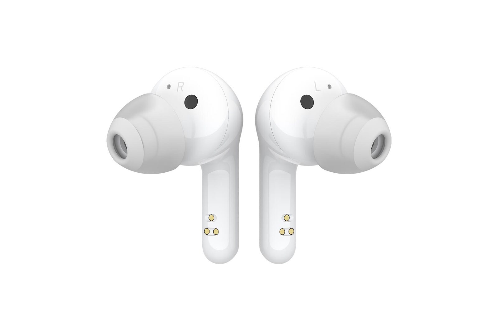 LG Audífonos Inalámbricos LG TONE Free HBS-FN6 color blanco con Estuche de Carga UVNano y Sonido Meridian, HBS-FN6