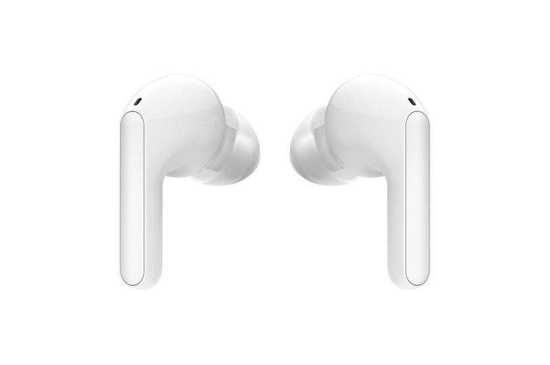 LG Audífonos Inalámbricos LG TONE Free HBS-FN6 color blanco con Estuche de Carga UVNano y Sonido Meridian, HBS-FN6