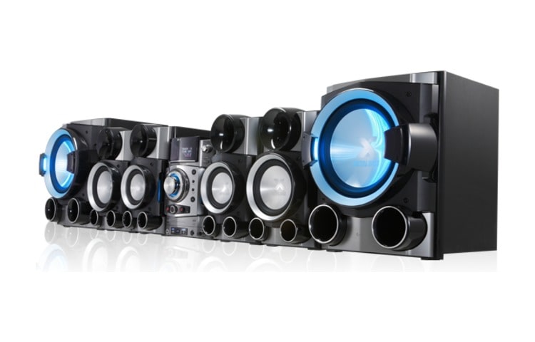 LG con el mini componente KSM 1506 X-Metal Bass de LG, KSM1506