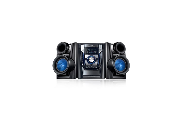 LG 6,000W de potencia con ajustes de merengue y reguetón., MCD605