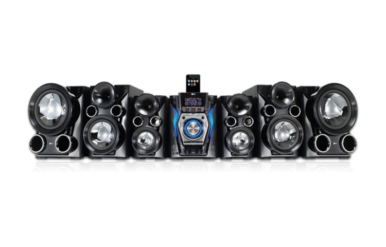LG 6 bocinas X-metalizadas para que la música se escuche con potencia., MCV1306