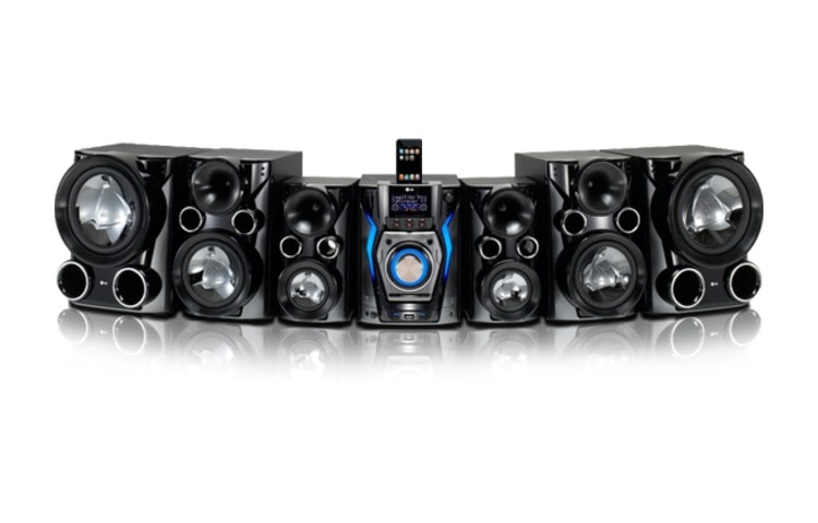 LG 6 bocinas X-metalizadas para que la música se escuche con potencia., MCV1306