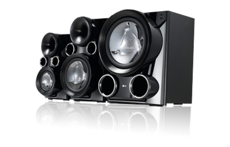 LG 6 bocinas X-metalizadas para que la música se escuche con potencia., MCV1306