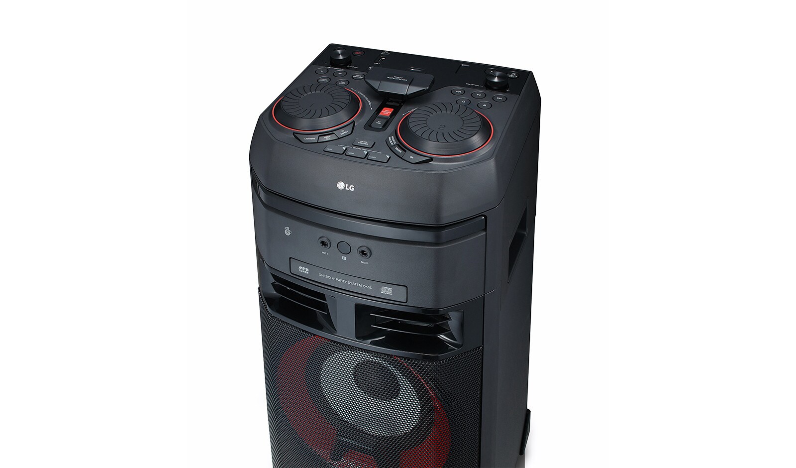 LG Torre de sonido LG XBOOM OK55, 500 W de potencia, Karaoke, Multi Bluetooth, OK55
