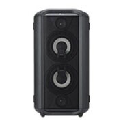 Front view of Torre de sonido LG XBOOM RL4, 150 W de potencia, iluminacion multicolor, karaoke RL4