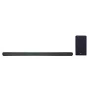 Front view of Barra de sonido LG SL10Y 5.1.2 canales, 570 W de potencia, Tecnología Meridian &amp; Dolby Atmos SL10Y